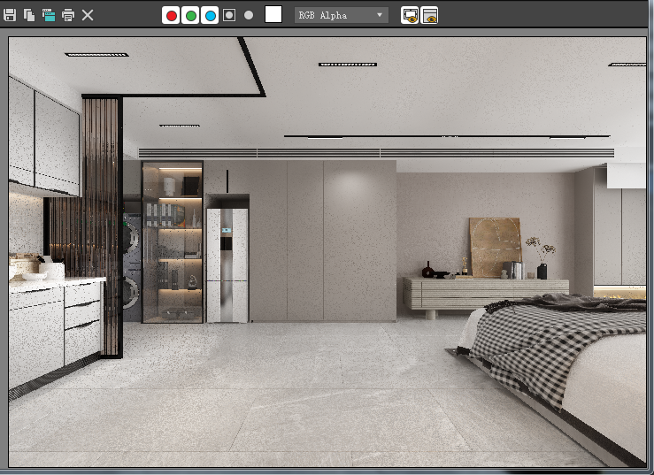 60平米一室一廳裝修效果圖
