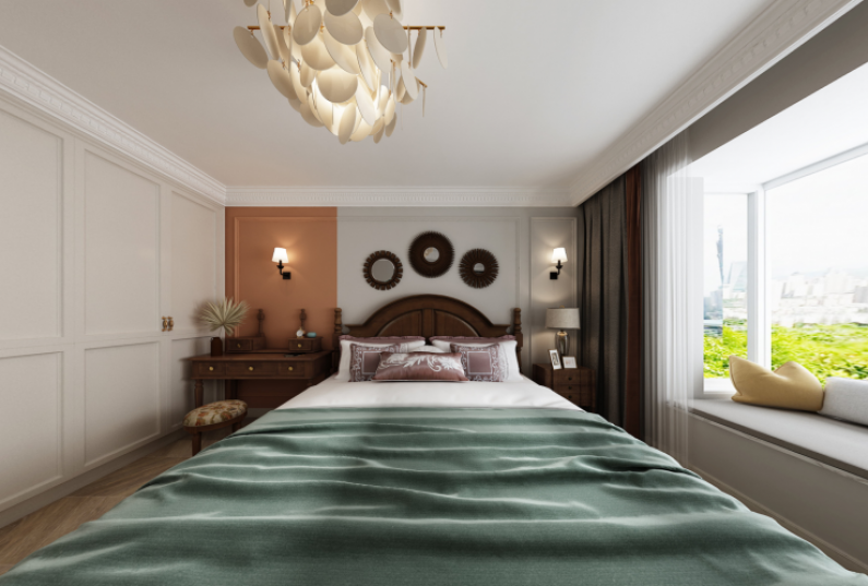 綠色房間裝修效果圖